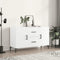 vidaXL - Dressoir - 100x36x60 - cm - bewerkt - hout - wit