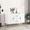 vidaXL - Dressoir - 100x36x60 - cm - bewerkt - hout - wit