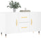 vidaXL - Dressoir - 100x36x60 - cm - bewerkt - hout - wit