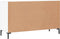 vidaXL - Dressoir - 100x36x60 - cm - bewerkt - hout - wit