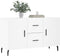 vidaXL - Dressoir - 100x36x60 - cm - bewerkt - hout - wit