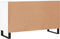 vidaXL - Dressoir - 100x36x60 - cm - bewerkt - hout - wit