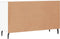 vidaXL - Dressoir - 100x36x60 - cm - bewerkt - hout - wit