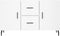 vidaXL - Dressoir - 100x36x60 - cm - bewerkt - hout - wit