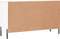vidaXL - Dressoir - 100x36x60 - cm - bewerkt - hout - wit