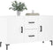 vidaXL - Dressoir - 100x36x60 - cm - bewerkt - hout - wit