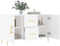 vidaXL - Dressoir - 100x36x60 - cm - bewerkt - hout - wit