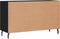vidaXL - Dressoir - 100x36x60 - cm - bewerkt - hout - zwart