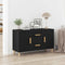 vidaXL - Dressoir - 100x36x60 - cm - spaanplaat - zwart - eikenkleurig