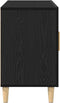 vidaXL - Dressoir - 100x36x60 - cm - spaanplaat - zwart - eikenkleurig