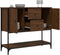 vidaXL - Dressoir - 100x36x85 - cm - bewerkt - hout - bruin - eikenkleur