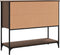 vidaXL - Dressoir - 100x36x85 - cm - bewerkt - hout - bruin - eikenkleur