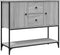 vidaXL - Dressoir - 100x36x85 - cm - bewerkt - hout - grijs - sonoma