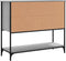 vidaXL - Dressoir - 100x36x85 - cm - bewerkt - hout - grijs - sonoma