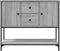 vidaXL - Dressoir - 100x36x85 - cm - bewerkt - hout - grijs - sonoma