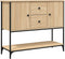 vidaXL - Dressoir - 100x36x85 - cm - bewerkt - hout - sonoma - eikenkleurig