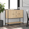 vidaXL - Dressoir - 100x36x85 - cm - bewerkt - hout - sonoma - eikenkleurig