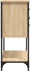 vidaXL - Dressoir - 100x36x85 - cm - bewerkt - hout - sonoma - eikenkleurig