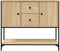 vidaXL - Dressoir - 100x36x85 - cm - bewerkt - hout - sonoma - eikenkleurig