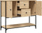 vidaXL - Dressoir - 100x36x85 - cm - bewerkt - hout - sonoma - eikenkleurig