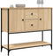 vidaXL - Dressoir - 100x36x85 - cm - bewerkt - hout - sonoma - eikenkleurig