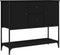 vidaXL - Dressoir - 100x36x85 - cm - bewerkt - hout - zwart