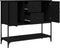 vidaXL - Dressoir - 100x36x85 - cm - bewerkt - hout - zwart