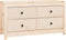 vidaXL - Dressoir - 100x40x54 - cm - massief - grenenhout