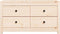 vidaXL - Dressoir - 100x40x54 - cm - massief - grenenhout