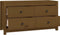 vidaXL - Dressoir - 100x40x54 - cm - massief - grenenhout - honingbruin