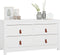 vidaXL - Dressoir - 100x40x54 - cm - massief - grenenhout - wit