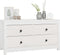 vidaXL - Dressoir - 100x40x54 - cm - massief - grenenhout - wit