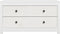 vidaXL - Dressoir - 100x40x54 - cm - massief - grenenhout - wit