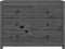 vidaXL - Dressoir - 100x40x72 - cm - massief - grenenhout - grijs
