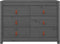 vidaXL - Dressoir - 100x40x72 - cm - massief - grenenhout - grijs