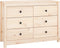 vidaXL - Dressoir - 100x40x72 - cm - massief - grenenhout
