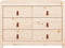 vidaXL - Dressoir - 100x40x72 - cm - massief - grenenhout