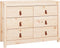 vidaXL - Dressoir - 100x40x72 - cm - massief - grenenhout