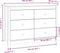 vidaXL - Dressoir - 100x40x72 - cm - massief - grenenhout - honingbruin