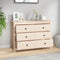 vidaXL - Dressoir - 100x40x72 - cm - massief - grenenhout