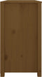 vidaXL - Dressoir - 100x40x72 - cm - massief - grenenhout - honingbruin