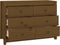 vidaXL - Dressoir - 100x40x72 - cm - massief - grenenhout - honingbruin