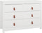 vidaXL - Dressoir - 100x40x72 - cm - massief - grenenhout - wit