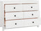 vidaXL - Dressoir - 100x40x72 - cm - massief - grenenhout - wit