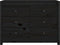 vidaXL - Dressoir - 100x40x72 - cm - massief - grenenhout - zwart