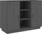 vidaXL - Dressoir - 100x40x75 - cm - massief - grenenhout - grijs
