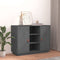 vidaXL - Dressoir - 100x40x75 - cm - massief - grenenhout - grijs