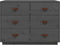 vidaXL - Dressoir - 100x40x75 - cm - massief - grenenhout - grijs