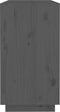 vidaXL - Dressoir - 100x40x75 - cm - massief - grenenhout - grijs