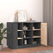 vidaXL - Dressoir - 100x40x75 - cm - massief - grenenhout - grijs